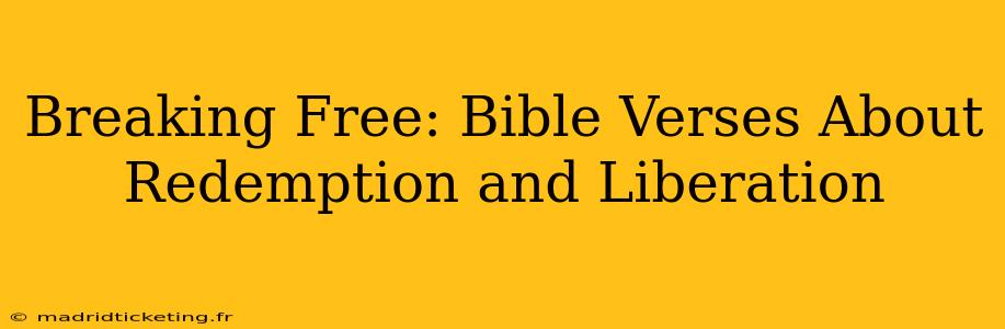 Breaking Free: Bible Verses About Redemption and Liberation