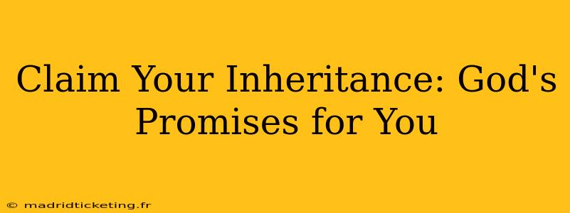 Claim Your Inheritance: God's Promises for You