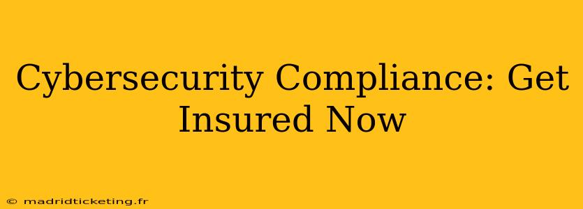 Cybersecurity Compliance: Get Insured Now