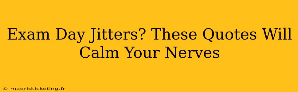 Exam Day Jitters? These Quotes Will Calm Your Nerves