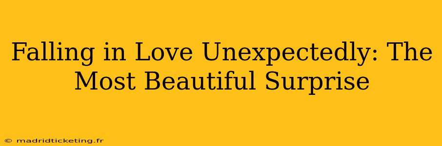 Falling in Love Unexpectedly: The Most Beautiful Surprise