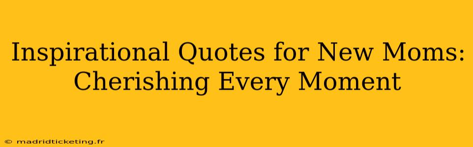 Inspirational Quotes for New Moms: Cherishing Every Moment