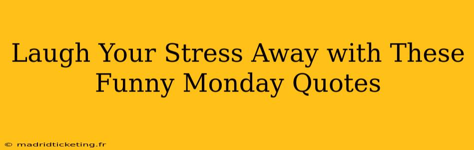 Laugh Your Stress Away with These Funny Monday Quotes