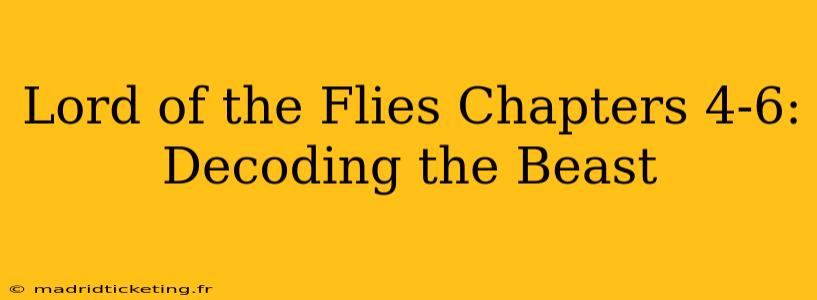 Lord of the Flies Chapters 4-6: Decoding the Beast