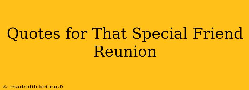 Quotes for That Special Friend Reunion