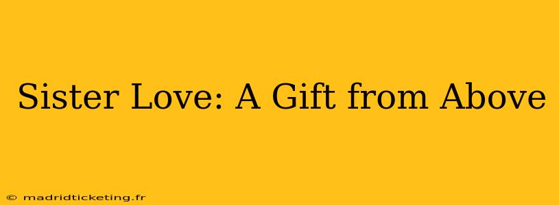 Sister Love: A Gift from Above