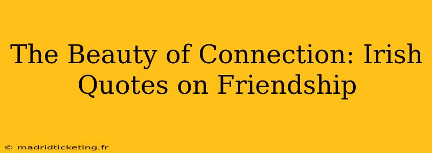 The Beauty of Connection: Irish Quotes on Friendship