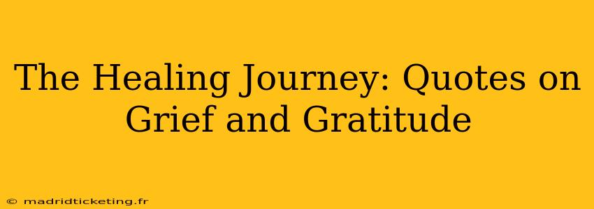 The Healing Journey: Quotes on Grief and Gratitude