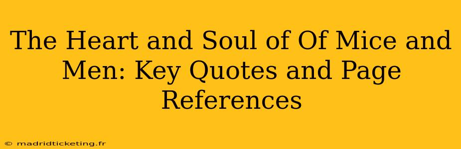 The Heart and Soul of Of Mice and Men: Key Quotes and Page References