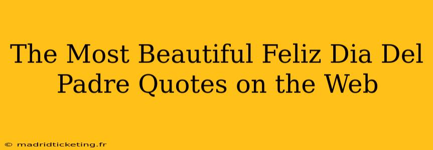 The Most Beautiful Feliz Dia Del Padre Quotes on the Web